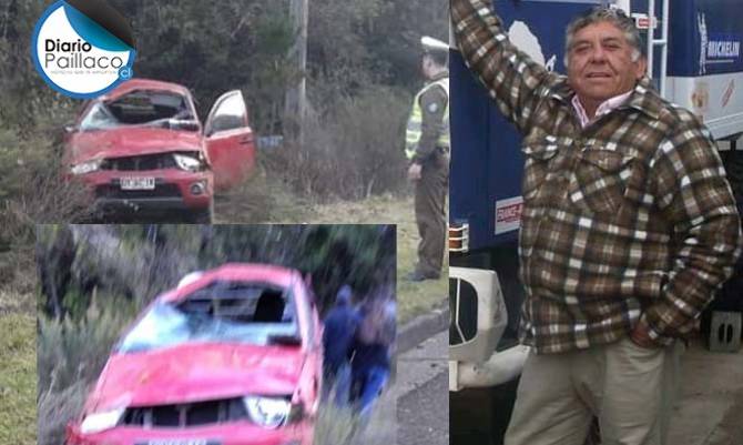 Empresario de Futrono murió en accidente en la Cuesta El Cero