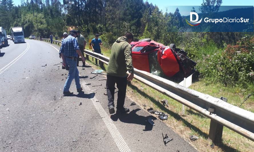 Identifican a joven fallecido en colisión frontal en la ruta Valdivia-Paillaco