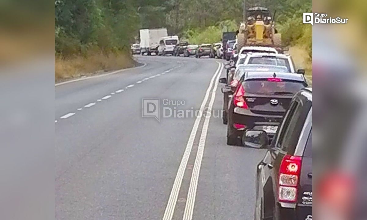Anunciado corte de tráfico entre Valdivia y Paillaco genera reclamos entre conductores